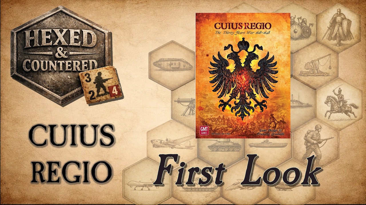 Cuius Regio: The Thirty Years War box and components from GMT Games